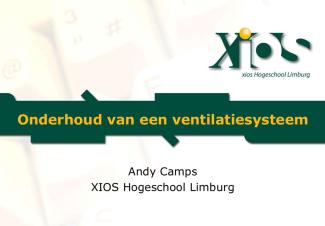 Onderhoud van een ventilatiesysteem